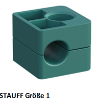 STAUFF Schellenkörper BG 1A Rohr 6 mm glatt