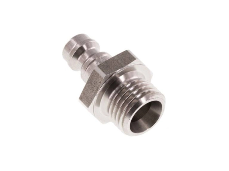 Kupplungsstecker AG G 1/4" NW 5 Edelstahl 1.4305