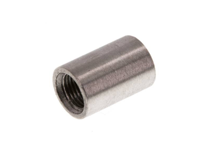 Muffe rund IG Rp 3/8" - IG Rp 3/8" Edelstahl 1.4408 