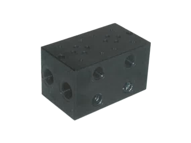 Anschlussplatte Alu für Cetop Ventil NG 06 Durchfluss 50 l/min