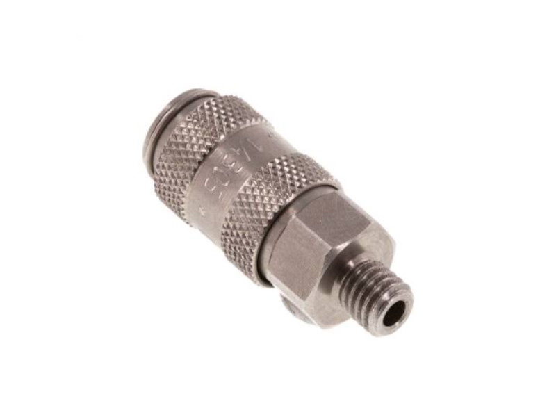 Kupplungsdose AG M 5 NW 2,7 Edelstahl 1.4305