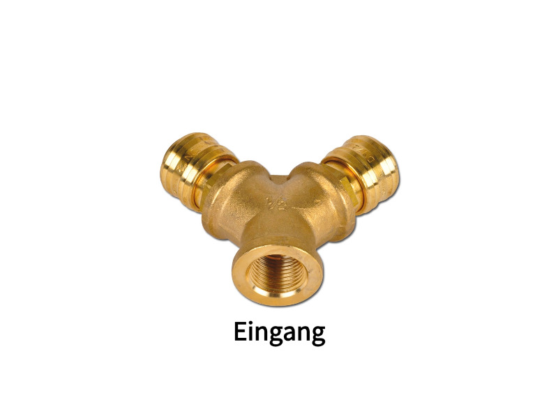 2-fach Luftweiche Eingang: IG G 3/8" Ausgang: 2x Kupplungsdose NW 7,2