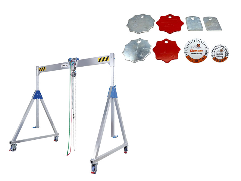 Prüfgebühr Alu Kran fahrbar 