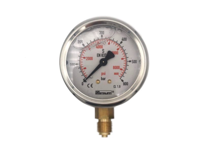 Glycerin-Manometer NG 160 Anschluss untern AG G 1/2"