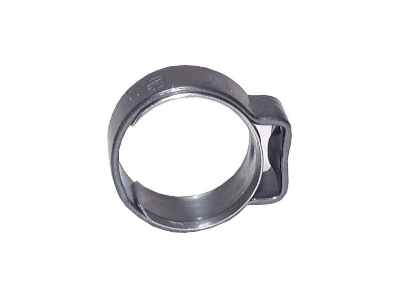 1-Ohr Schlauchschelle mit Einlage-Ring Edelstahl
