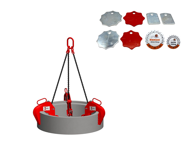 Prüfgebühr  Rohrgehänge / Rohrschachtzangengehänge 