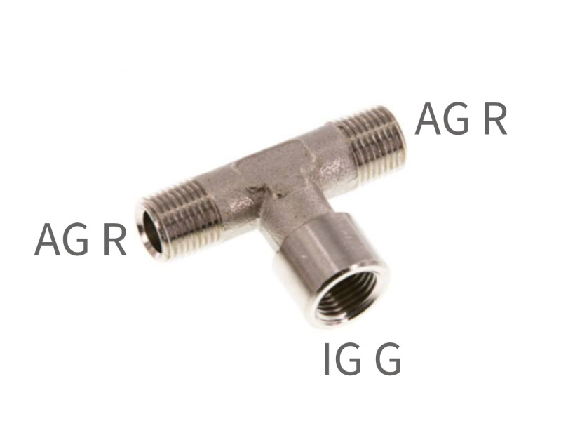 AG R - IG G - AG R Messing vernickelt