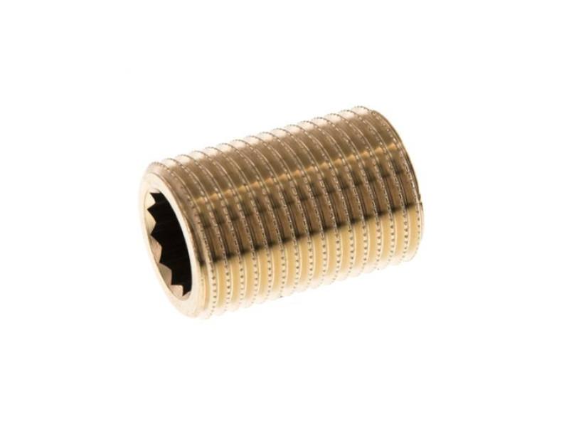 Rohrnippel AG G 1/2" - AG G 1/2" Länge 150mm Messing 