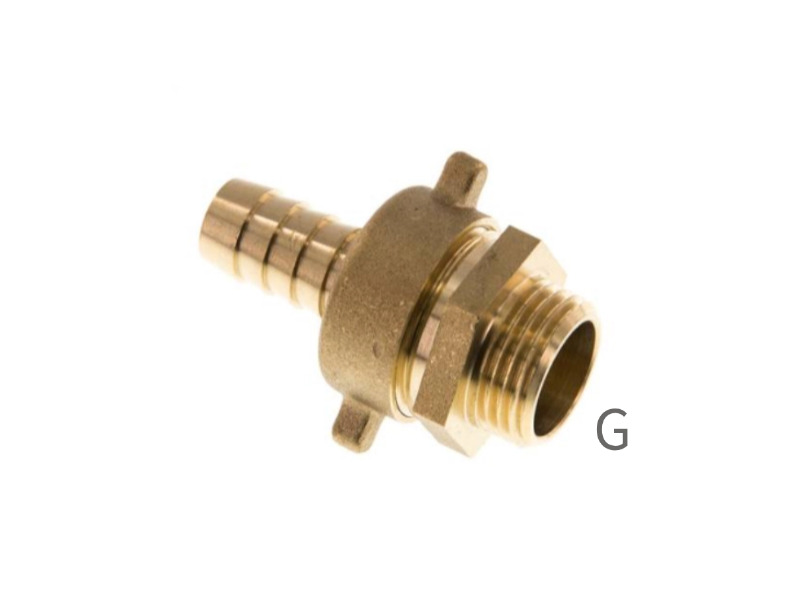 Standrohrverschraubung AG G flach dichtend mit O-Ring