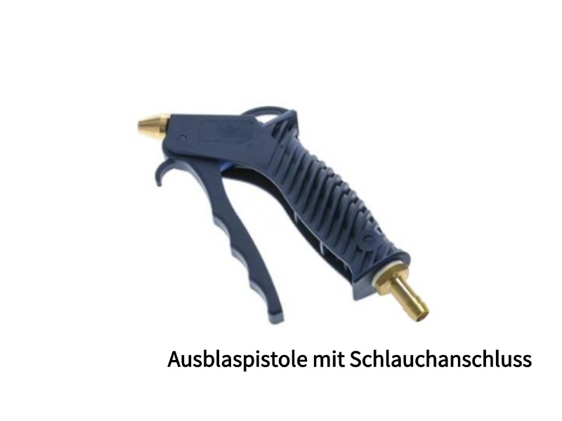 dosierbare Ausblaspistole Schlauchanschluss 6 mm mit Kurzdüse Ø 1,0 mm Kunststoff