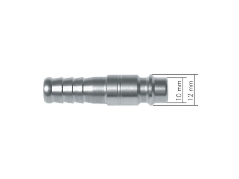 Sicherheitskupplungs-Dose IG G 3/8" NW7,8 Messing vernickelt 