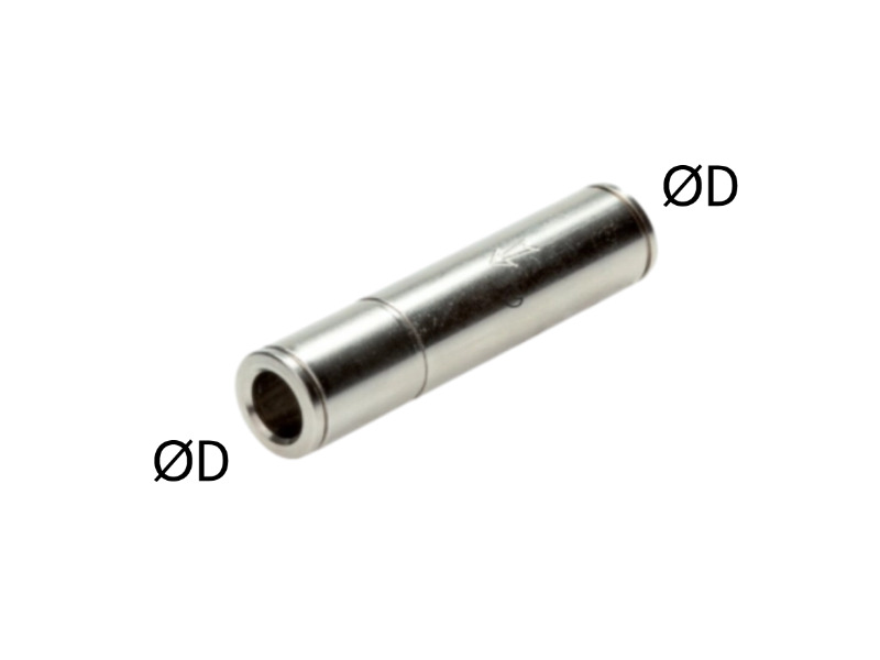 beidseits Steckanschluss Rückschlagventil 6 mm IQS-MSV