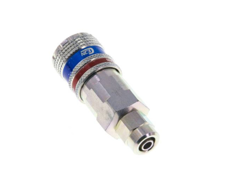 Sicherheitskupplungs-Dose mit ÜWM 8x5 mm NW 7,6 Stahl verzinkt CEJN (Stream-Line)
