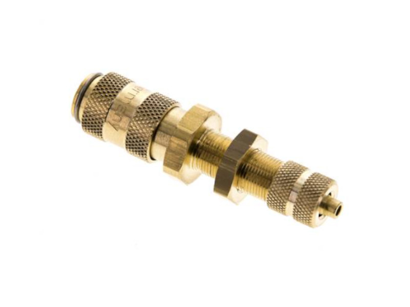 Schott Kupplungs-Dose mit Überwurfmutter NW 2,7