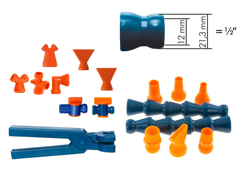 Cool-Line 1/2" NW 12 Kühlmittel Gelenkschlauch-System