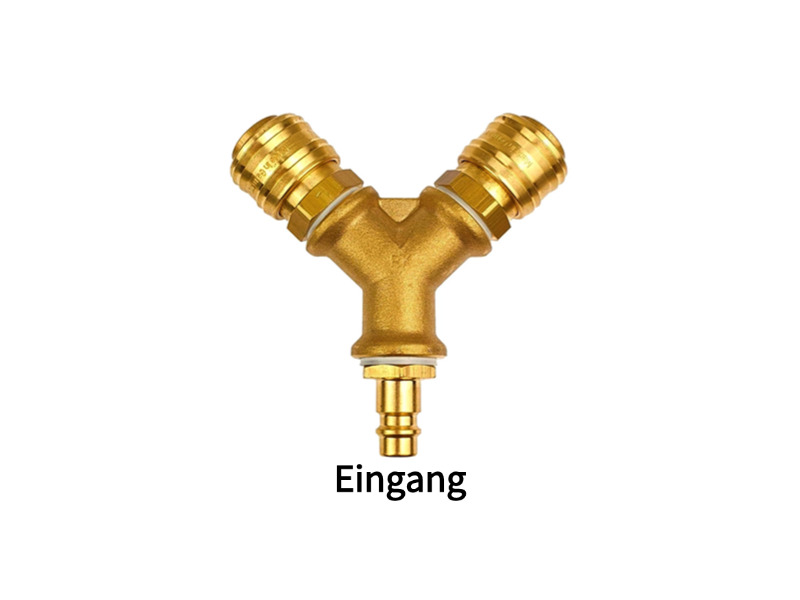 2-fach Luftweiche Eingang: Stecker NW 7,2 Ausgang: 2 x Kupplungsdose NW 7,2