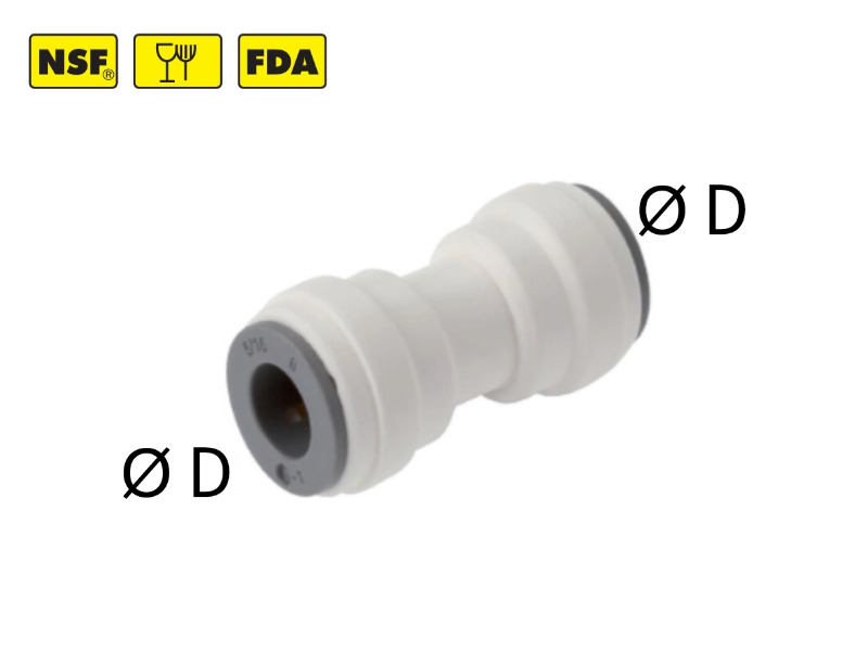 Gerader Steckverbinder IQS-LE (metrisch - metrisch)